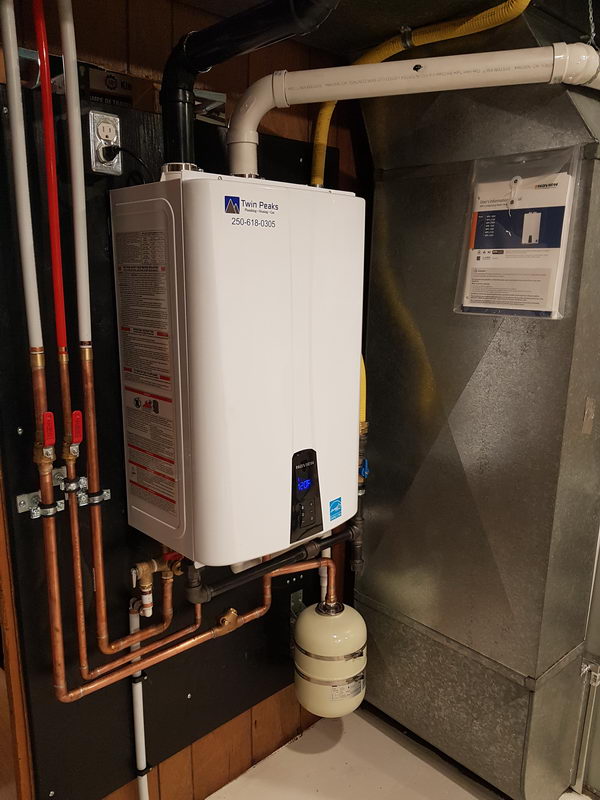 Tankless Water Heater - Twin Peaks Project Gallery