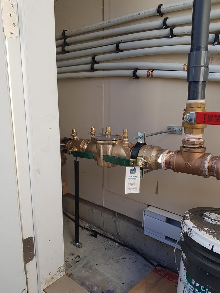 Backflow installation - Twin Peaks Project Gallery